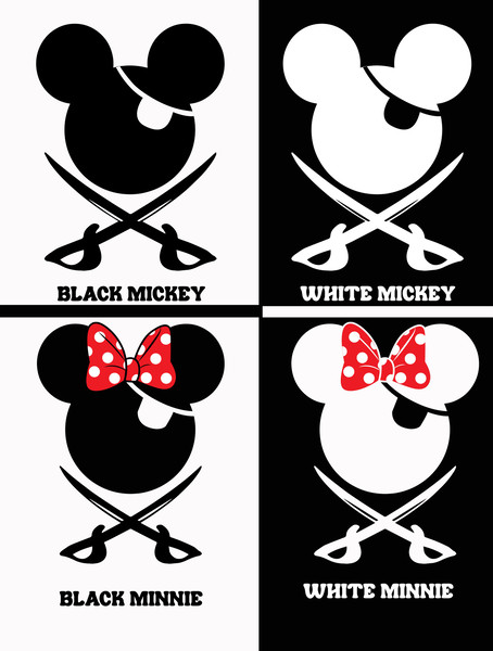 Mickey And Minnie Matching Disney Pirates T-Shirt, Disney Trip Tee, Disneyland Pirates of Caribbean Shirts, Disney World Pirates Party Shirt - 3.jpg