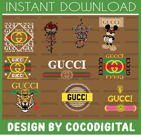 Gucci Logo Svg - Download SVG Files for Cricut, Silhouette and sublimation
