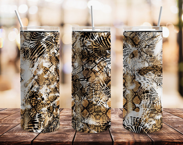 Snake Skin Tumbler, Snake Skin Skinny Tumbler.Jpg