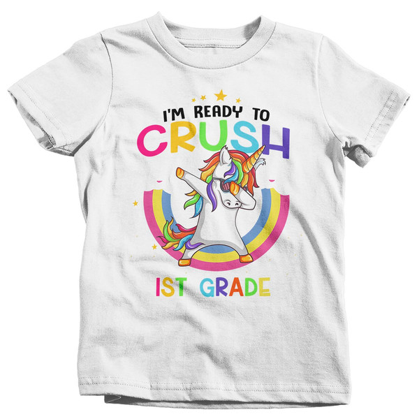 Kids 1st Grade T Shirt First Grade Shirt Girl's Crush 1st Grade Unicorn Shirt Cute Back To School Shirt Dabbing Unicorn Shirt - 10.jpg