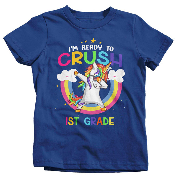Kids 1st Grade T Shirt First Grade Shirt Girl's Crush 1st Grade Unicorn Shirt Cute Back To School Shirt Dabbing Unicorn Shirt - 7.jpg