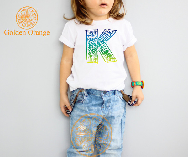 K is For Kindergarten Shirt, Unisex T-Shirt, Kindergarten Teacher Shirt, Back To School Shirt, Kindergarten Shirt, Gift for Teacher - 2.jpg