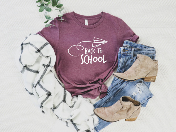 Back To School T-shirt, Back to School Shirt,  Back To School Gift,  Back To School Dress,  Kids Back To School Shirt, School Girl Outfit - 4.jpg