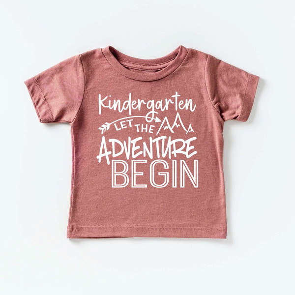 Kindergarten Let The Adventures Begin Shirt - First Day Of School Shirt - Kindergarten Shirt - Back To School - School Shirt - 2.jpg