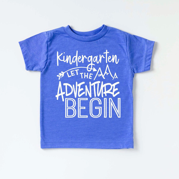 Kindergarten Let The Adventures Begin Shirt - First Day Of School Shirt - Kindergarten Shirt - Back To School - School Shirt - 7.jpg