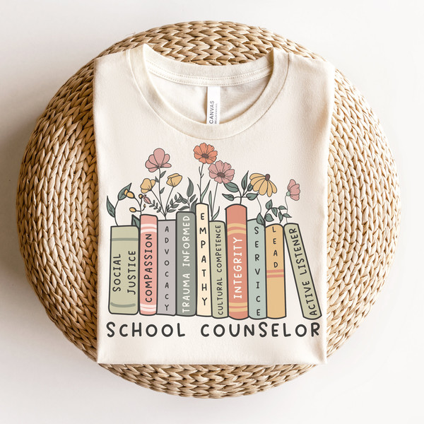 School Counselor Shirt Mental Health Advocate Shirt Social Justice Gift for Counselor Guidance Counselor Therapist Shirt School Therapist - 1.jpg