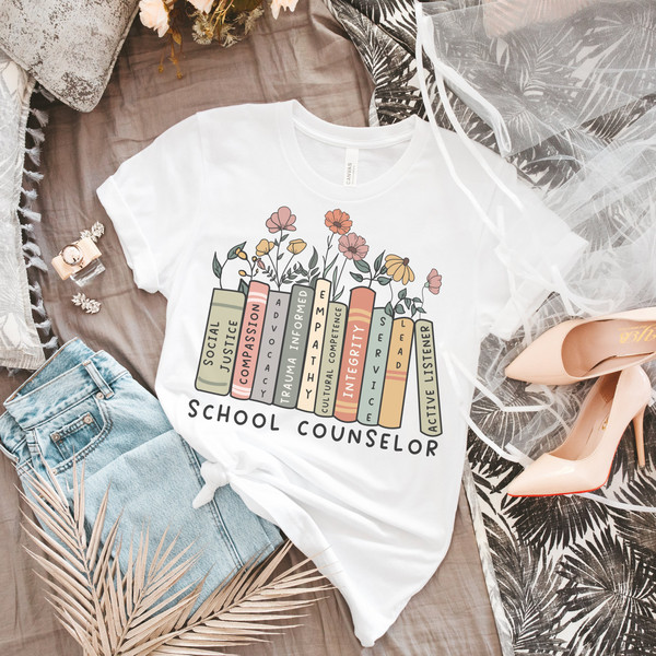 School Counselor Shirt Mental Health Advocate Shirt Social Justice Gift for Counselor Guidance Counselor Therapist Shirt School Therapist - 3.jpg
