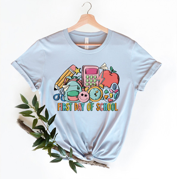 First Day Of The School Shirt, Back to School, First Day of School Tee, Kids Back To School Shirt, Teacher Gift - 4.jpg