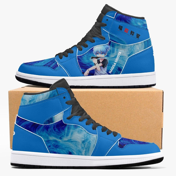 Assassination Classroom Nagisa Shiota JD1 Shoes, Assassination Classroom Nagisa Shiota Jordan 1 Shoes