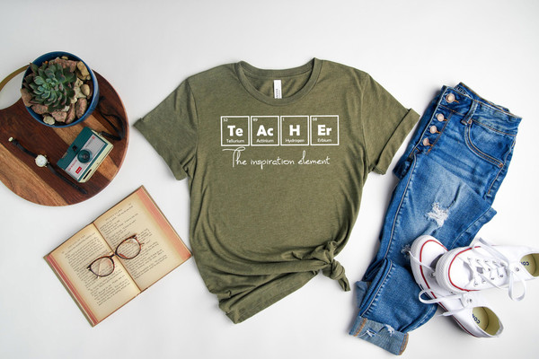 Teacher The Inspiration Element Shirt, Funny Teacher Shirt, Teacher Life Shirt, Teacher Gifts, Back To School Shirt, First Day Of School - 6.jpg