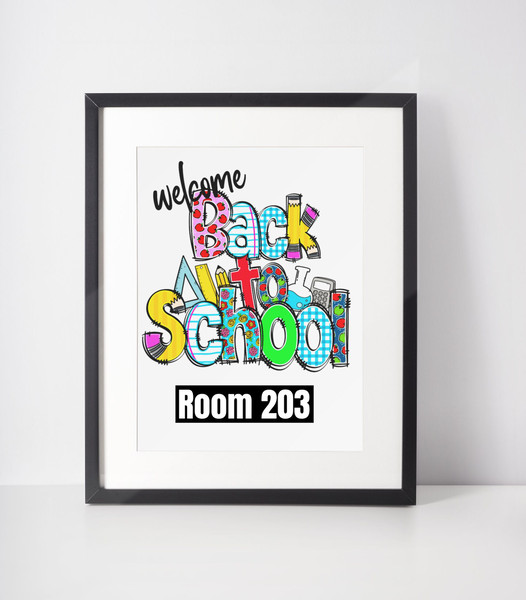 Welcome Back to School png for sublimation, Back to School png, Teacher png, Back to school poster sign bulletin board png jpg - 2.jpg