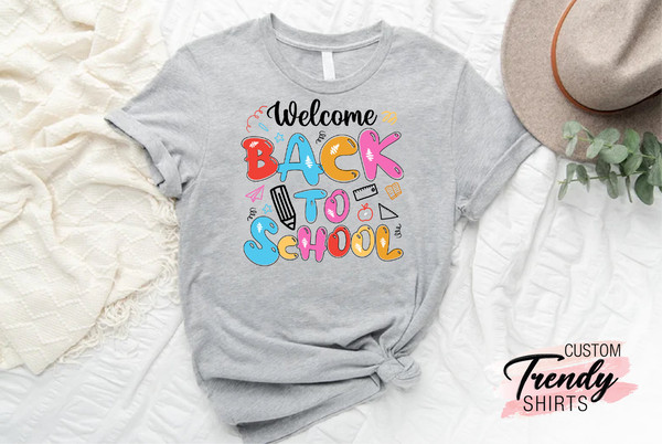 Welcome Back to School Shirt, Teacher Shirts, Kids Back to School Gifts, 1st Day of School Shirt, Teacher Gifts, Elementary Teacher Gift - 3.jpg
