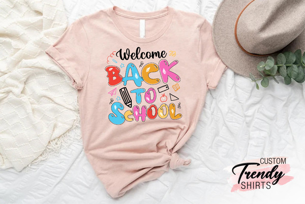 Welcome Back to School Shirt, Teacher Shirts, Kids Back to School Gifts, 1st Day of School Shirt, Teacher Gifts, Elementary Teacher Gift - 4.jpg