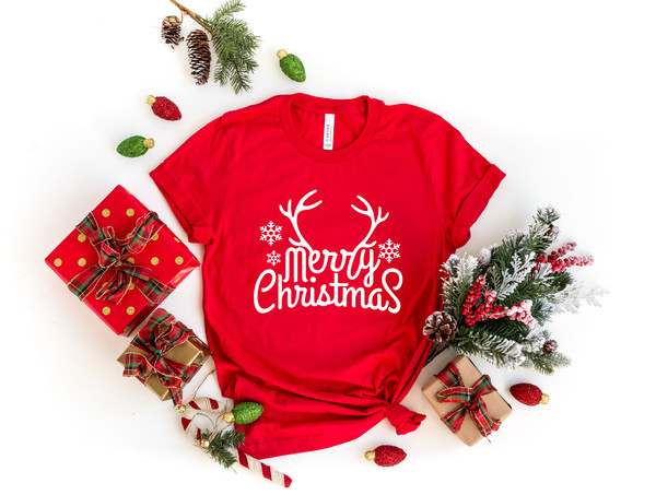 Merry Christmas Reindeer Shirt, Reindeer Shirt, Christmas Family Shirt, Christmas Shirt, Merry Christmas Shirt, Christmas Gift - 4.jpg
