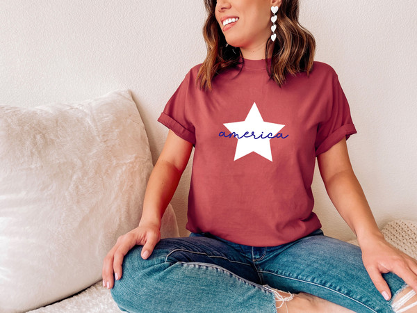 America Comfort Colors Shirt, America t-shirt, 4th of July shirt, Shirt for 4th of July, Patriotic shirt, Memorial Day shirt, Comfort Colors - 3.jpg