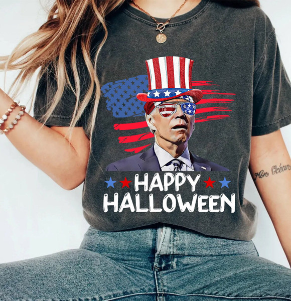 Funny Biden Fourth Of July Shirt, Funny 4th Of July Shirt, Biden Halloween Shirt, Anti Biden Tee, Republican Gift Shirt - 1.jpg