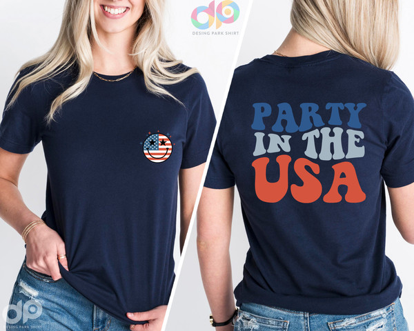 Party In The Usa Shirt, Vintage America Flag Shirt, 4th of July Shirt, Patriotic Shirt, Memorial Day Tee, Fourth of July, Independence Day - 6.jpg