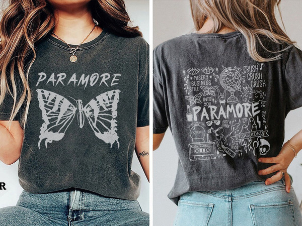 Brand New Eyes Paramore Rock Band Shirt