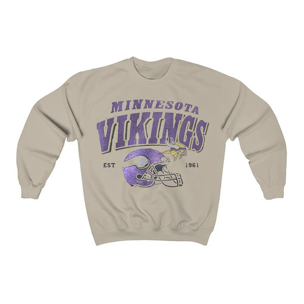 Vikings Football Unisex Tee Tops - Minnesota Football Shirt - Vikings Football, Vikings T-Shirt, Football Apparel Tee, Vikings Sweatshirt - 6.jpg