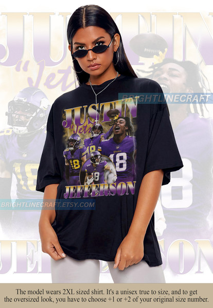 Vintage Justin Jefferson Shirt, Justin Jefferson Football Shirt, Justin Jefferson Homage Vintage Shirt, Justin Jefferson Football Sweatshirt - 2.jpg