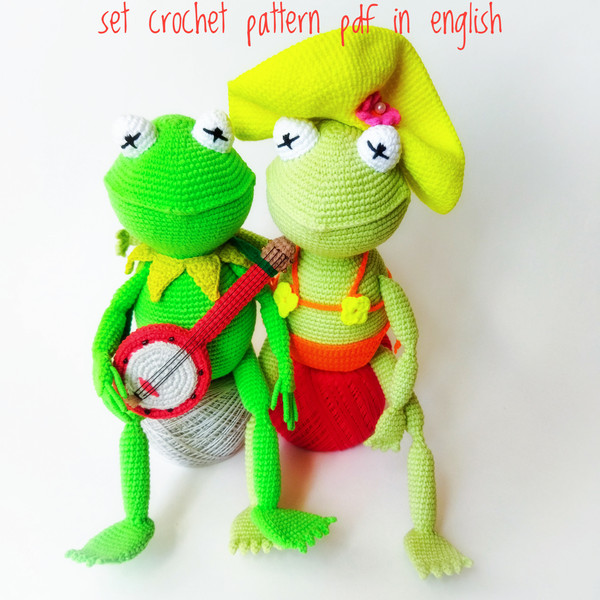 Crochet plush frog. Amigurumi plush frog. - Inspire Uplift