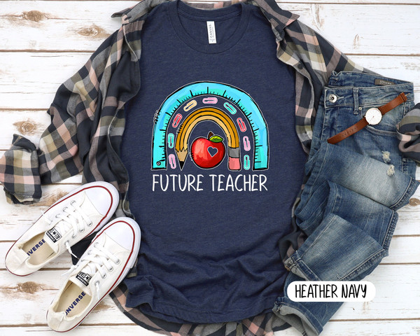 Future Teacher T-Shirt, Kindergarten Teacher T-Shirt, Teacher Shirt, Teacher Gift Ideas, Maestra Gift, Gift for Future Teacher, Teacher est - 6.jpg