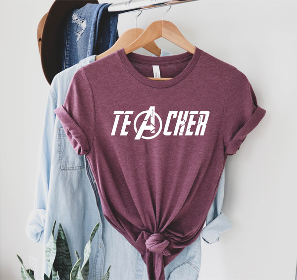 Superhero Teacher T-Shirt, Teacher life Tee, Back to School Shirts, Teacher T-Shirt, Funny Teacher Gift Tee, Super Teacher TShirt - 1.jpg