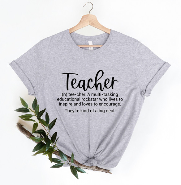 Teacher Definition Shirt, Teacher Life Shirts, Teacher Tee, Teacher Shirt, Teacher Gift, Teacher Appreciation Gift, Funny Teacher Shirt - 3.jpg