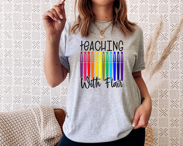 Teaching with Flair Flair Pen Funny' Women's T-Shirt