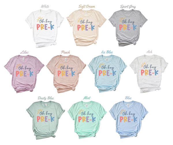 Oh Hey Pre-K Teacher Shirt, PreK Teacher Shirt, Pre K Teacher TShirt, PreK T Shirt, PreK Sweatshirt, PreK Shirt for Teacher Team, PreK Squad - 7.jpg