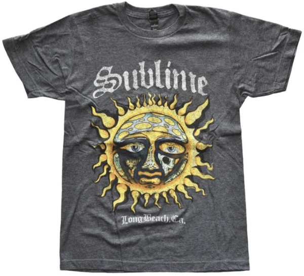 Sublime Long Beach, CA Charcoal Heather Men's T-Shirt New.png