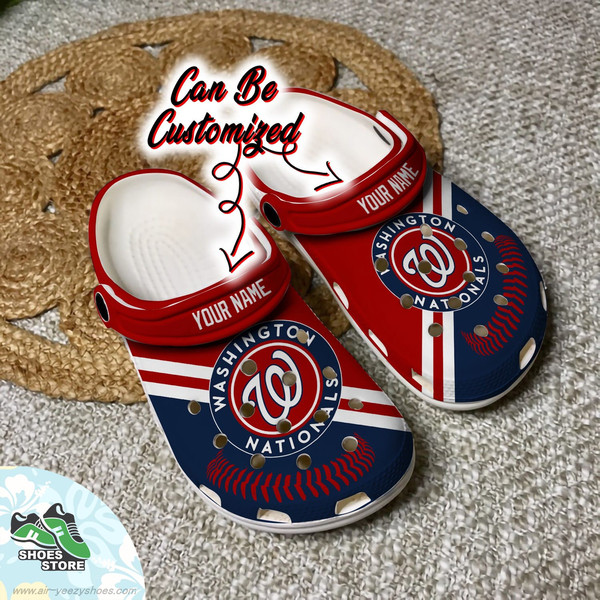 Personalized Baseball Crocs with Name and Number