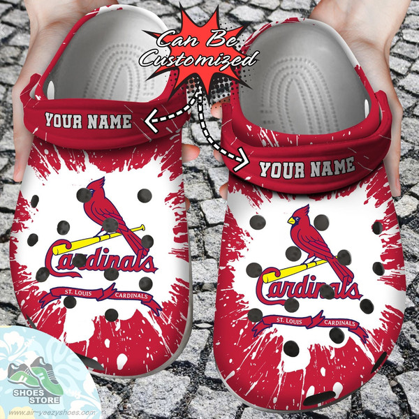 Louisville Cardinals Custom Name Air Cushion Sports Shoes