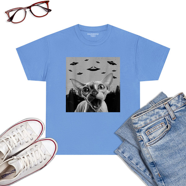 Alien-UFO-Funny-Sphynx-Cat-Lover-Men-Women-Kids-T-Shirt-Carolina-Blue.jpg