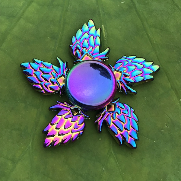 Colorful Fidget Spinner Metal Hand Spinner For Adults Zinc - Temu