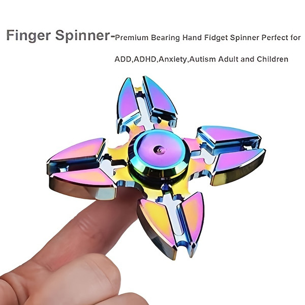 Colorful Fidget Spinner Metal Hand Spinner Zinc Alloy Stress