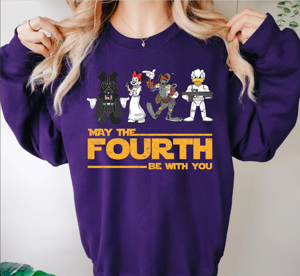 Star Wars Mickey and Friends Cosplay Darth Vader Stormtrooper T-Shirt, Galaxy's Edge Shirt, Disneyland Family Matching Shirt - 3.jpg