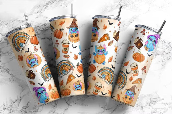 Stitch Halloween, Stitch 20oz & 16oz, Full Tumbler Wrap, Stitch Tumbler Wrap, Cartoon Tumbler Wrap, Skinny Tumbler Wrap, Can Glass Wrap.jpg