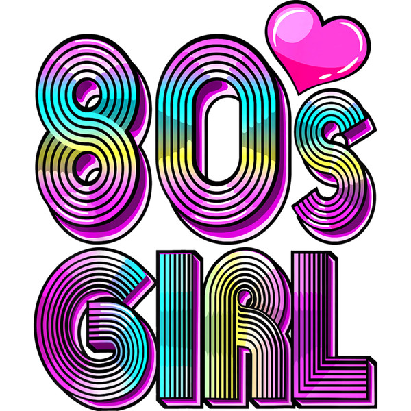 80s Girl Birthday Party Costume Retro Vintage Gift Women T-Shirt.jpg