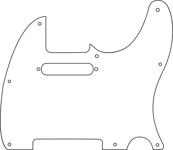 FENDER TELECASTER PICKGUARD LINE ART VECTOR FILE.jpg