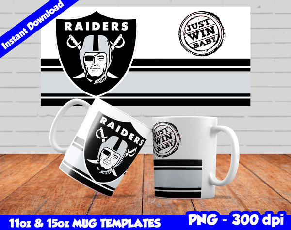 NFL Las Vegas Raiders Personalized Coffee Mug 11oz Black