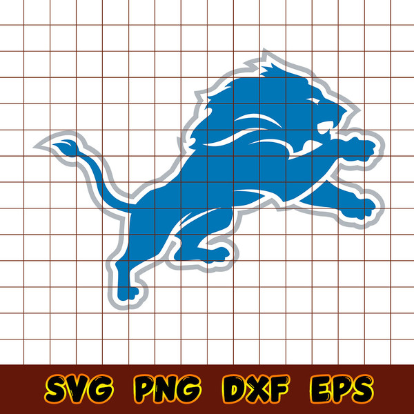 Logo Detroit Lions Svg, Detroit Lions Svg, NFL Svg, Sport Sv - Inspire ...