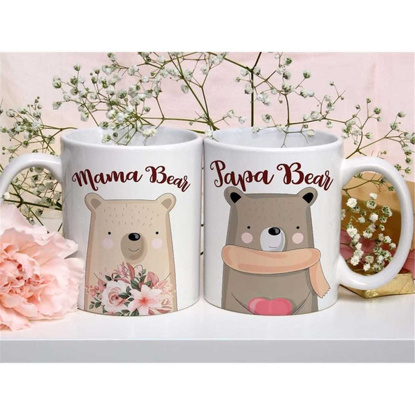 Mama Bear Mug, Papa Bear Mama Bear, Papa Bear Mug, Mama and Papa Bear, Papa  and Mama Bear Mugs, Papa Mama Bear, Papa Bear Mama Bear Mugs 