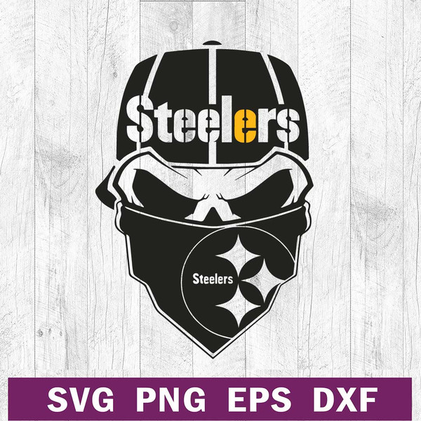 Pittsburgh Steelers skull mask SVG.jpg
