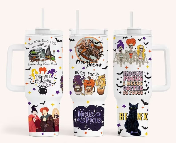 Magic 40oz Tumbler Wrap PNG, Hocus Pocus Quencher Tumbler Sublimation, Wizard Tumbler Png, Halloween Tumbler Png, Magic Wrap, Harry Magic.jpg