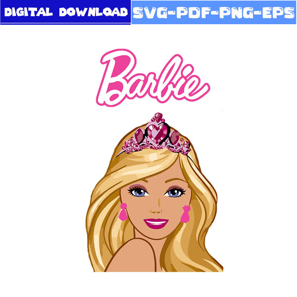 Barbie Girl Svg, Barbie Svg, Girl Svg, Barbie Princess Charm - Inspire ...