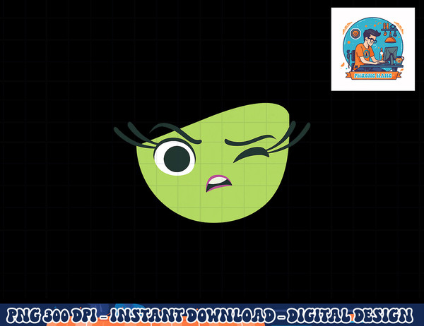 Disney Pixar Inside Out Disgust Halloween png, sublimation copy.jpg