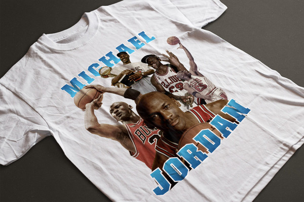 Michael Jordan Vintage Style Bootleg Graphic Tee, Michael Jordan Vintage Rap Tee 90s Inspired Unisex Heavy Cotton - 2.jpg