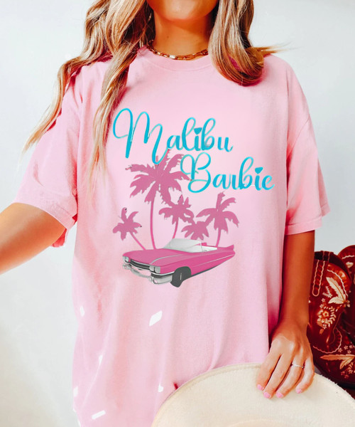 Retro Malibu Beach Barbie Tee,Barbie Shirt,Barbie Dream House,Barbie And Ken,Barbie 2023,Come On Barbie,Barbie Fan,Barbie Heart,Barbie Fan - 1.jpg