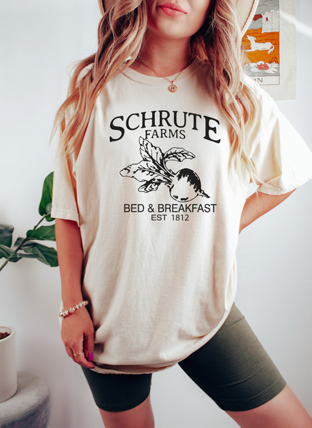 Schrute Farms Shirt, The Office, Schrute Farms, Bed and Breakfast Shirt,Christmas Gift Shirt, est 1812, Michael Scott, Dwight Schrute - 1.jpg